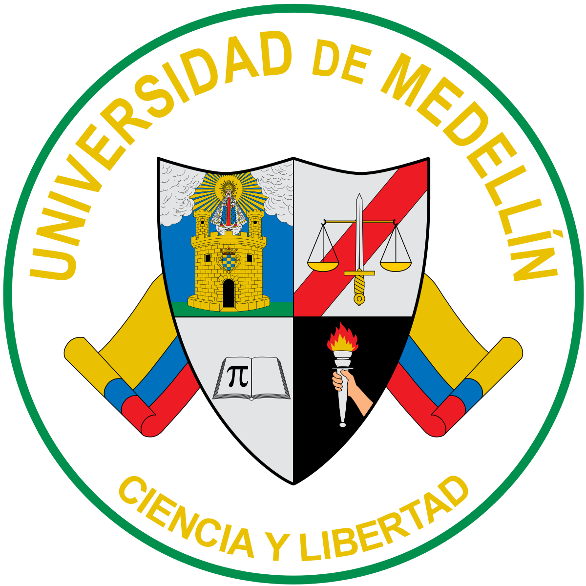 麦德林大学女篮 logo