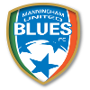 曼寧厄藍調 logo