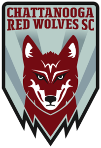 查塔努加红狼  logo