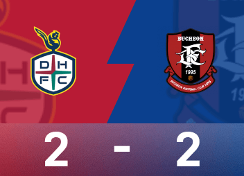 韩K战报：周敏圭建功，徐进水绝平，大田市民2-2富川FC