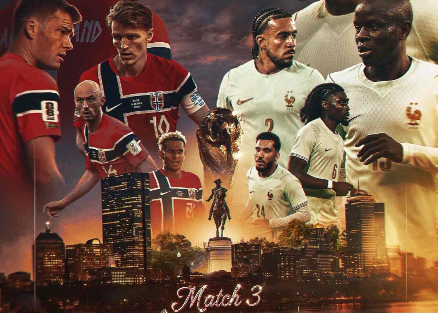 世界盃I組榜首大戰：法國對陣挪威