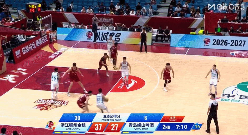 约克携王奕博连中3记三分,2位前浙江球员合力打停旧主